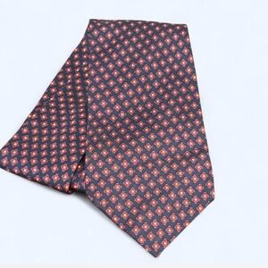 Lauren Ralph Lauren Blue and Red Patterned Tie
